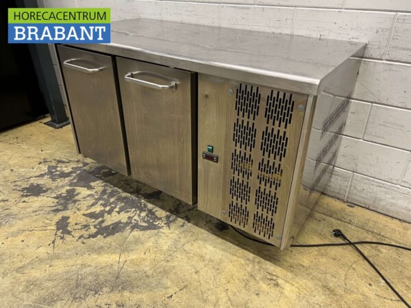 RVS Tecnodom Koelwerkbank 2 deuren en 142,5 cm 230V Horeca - Afbeelding 2