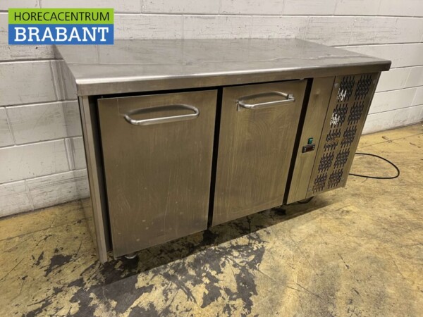 RVS Tecnodom Koelwerkbank 2 deuren en 142,5 cm 230V Horeca - Afbeelding 3