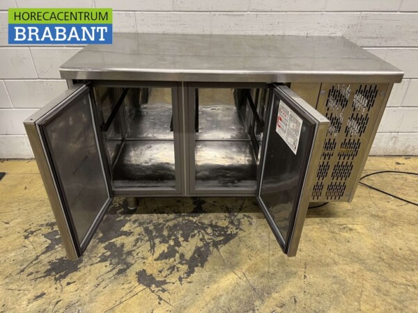 RVS Tecnodom Koelwerkbank 2 deuren en 142,5 cm 230V Horeca - Afbeelding 4