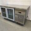 RVS Koelwerkbank 2 glasdeuren glazen deur 1/1 GN 139 cm 230V Horeca - Afbeelding 2