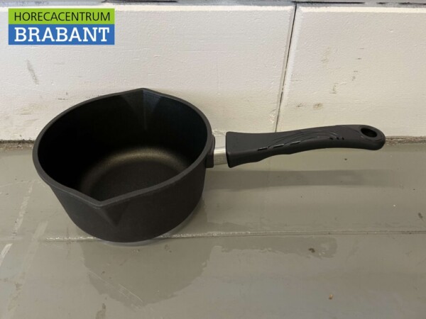 EUROLUX gietijzeren universele pan steelpan 18 cm H 10 cm - keramisch oppervlak - PFOA-vrij - MADE IN GERMANY