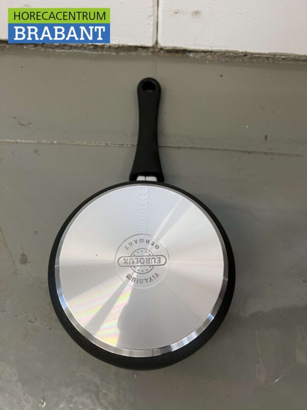 EUROLUX gietijzeren universele pan steelpan 18 cm H 10 cm - keramisch oppervlak - PFOA-vrij - MADE IN GERMANY - Afbeelding 3