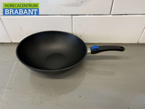 EUROLUX gietijzeren universele wokpan wok 32 x 36 cm - keramisch oppervlak - PFOA-vrij - MADE IN GERMANY