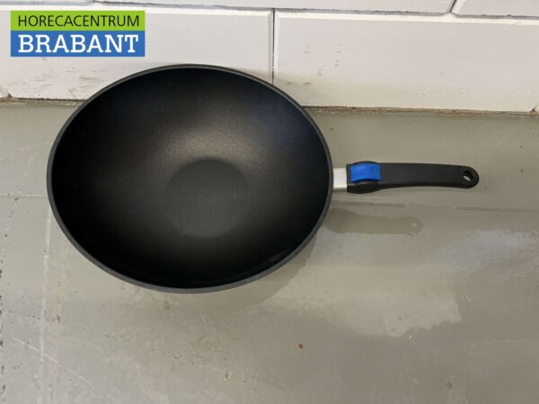 EUROLUX gietijzeren universele wokpan wok 32 x 36 cm - keramisch oppervlak - PFOA-vrij - MADE IN GERMANY - Afbeelding 2