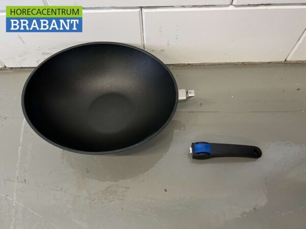 EUROLUX gietijzeren universele wokpan wok 32 x 36 cm - keramisch oppervlak - PFOA-vrij - MADE IN GERMANY - Afbeelding 3
