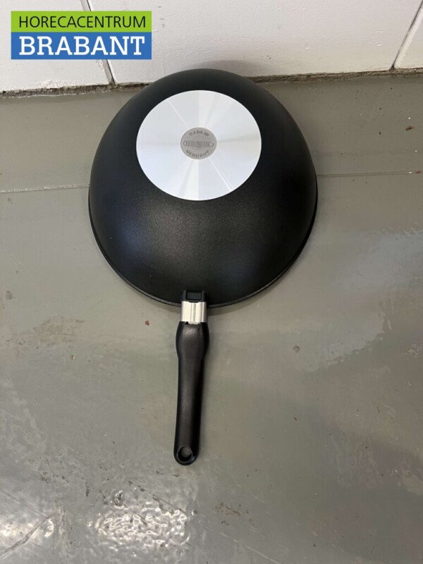 EUROLUX gietijzeren universele wokpan wok 32 x 36 cm - keramisch oppervlak - PFOA-vrij - MADE IN GERMANY - Afbeelding 4