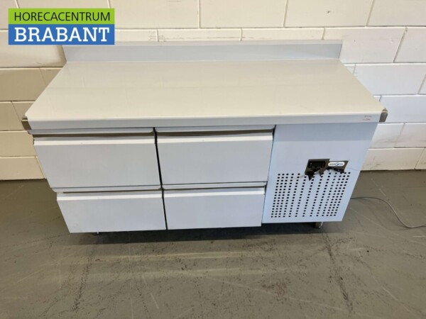 RVS Mercatus Koelwerkbank 4 laden 147 cm 230V Horeca - Afbeelding 2