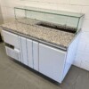 RVS Mercatus Pizzawerkbank Pizzatafel Saladette 132 cm 230V Horeca - Afbeelding 3