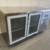RVS Koelwerkbank 2 glasdeuren glazen deur 1/1 GN 139 cm 230V Horeca - Afbeelding 8