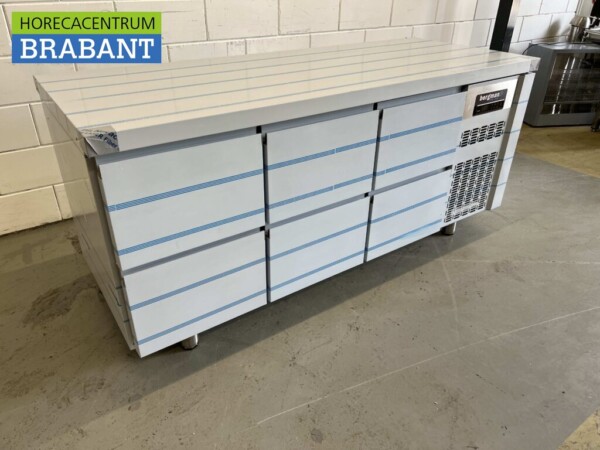 RVS Coreco Premium koelwerkbank 6 laden 1/1 gastronorm 179,5 cm Horeca - Afbeelding 3