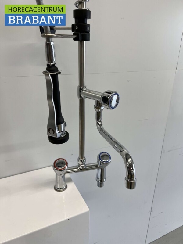 Monolith Voorspoeldouche Spoelkraan met mengkraan Dubbel gat Horeca - Afbeelding 3