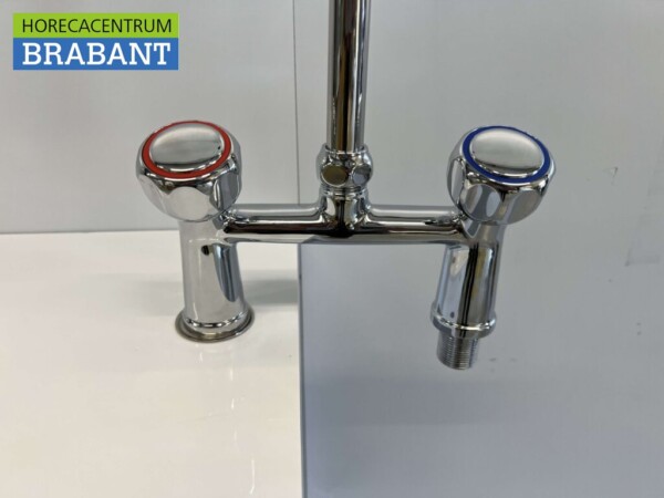 Monolith Voorspoeldouche Spoelkraan met mengkraan Dubbel gat Horeca - Afbeelding 4