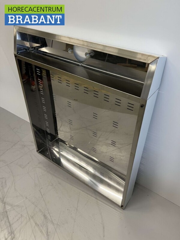 RVS Moretti Afzuigkap Dampkap voor pizzaoven 85,5 x 98 cm Horeca - Afbeelding 2