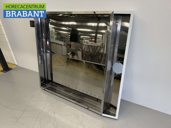 RVS Moretti Afzuigkap Dampkap voor pizzaoven 132 x 148,5 cm Horeca - Afbeelding 3