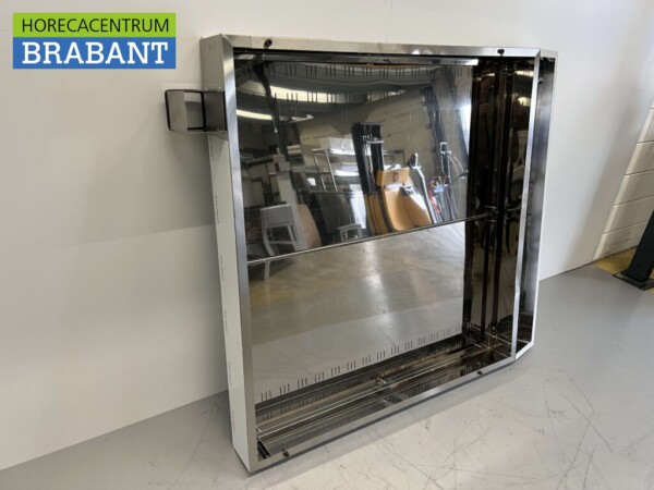 RVS Moretti Afzuigkap Dampkap voor pizzaoven 132 x 148,5 cm Horeca - Afbeelding 4