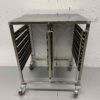 RVS Dubbele regaalwagen 12 x 1/1 GN gastronorm 74 cm Horeca