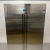 RVS Dubbeldeurs 2-deurs Vriezer Vrieskast Monoblock 1350 liter 230V Horeca