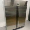 RVS Dubbeldeurs 2-deurs Vriezer Vrieskast Monoblock 1350 liter 230V Horeca - Afbeelding 3