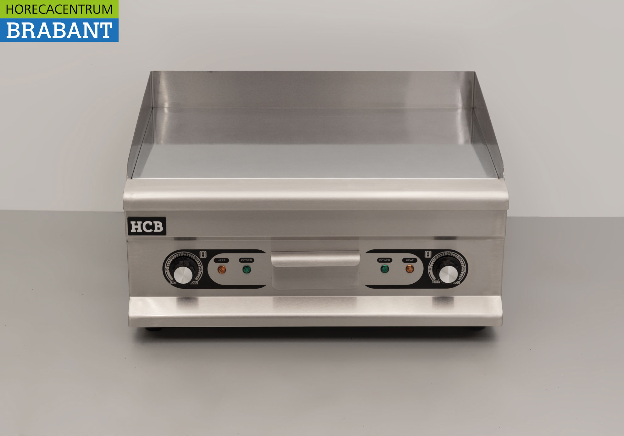 RVS Spiegel Grillplaat Bakplaat Chroom bakplaat 60 cm 400V Horeca