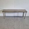 RVS Etagère Brug 120 x 30 x 45 cm Horeca
