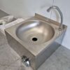 RVS Saro Justin Wasbak Spoelbak met kniebediening 40 x 40 cm Horeca - Afbeelding 3