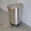 RVS Saro prullenbak afvalbak met voetpedaal 50 liter Horeca - Afbeelding 2