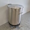 RVS Saro prullenbak afvalbak met voetpedaal 50 liter Horeca - Afbeelding 3