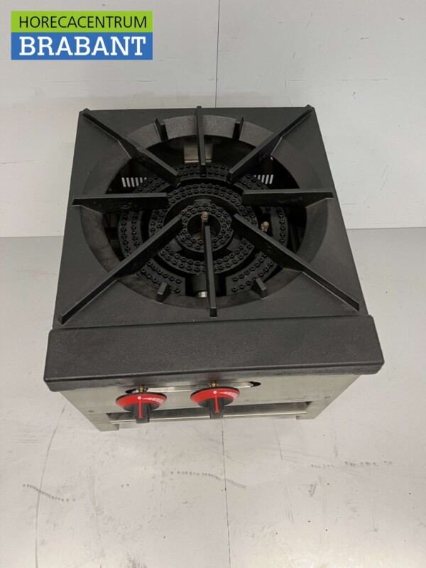 RVS Hokker Wokbrander Wok 24,7 kW Propaan gas Horeca - Afbeelding 4
