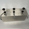 HCB RVS Sauzenbar 3 Dubbele Sauspomp Sausdispenser 3 x 4 liter Horeca - Afbeelding 2