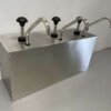 HCB RVS Sauzenbar 3 Dubbele Sauspomp Sausdispenser 3 x 4 liter Horeca - Afbeelding 4