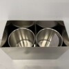 HCB RVS Sauzenbar Dubbele Sauspomp Sausdispenser 2 x 4 liter Horeca - Afbeelding 5