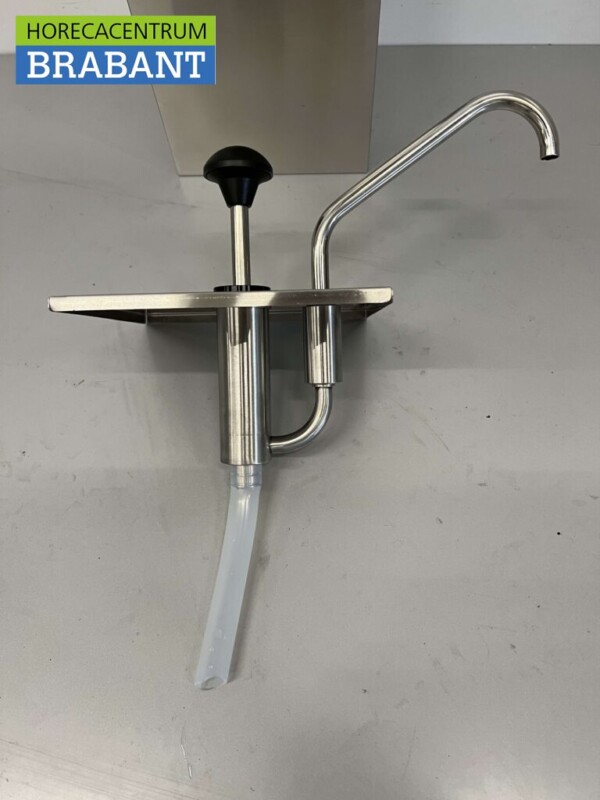 HCB RVS Sauzenbar Sauspomp Sausdispenser 4 liter Horeca - Afbeelding 4
