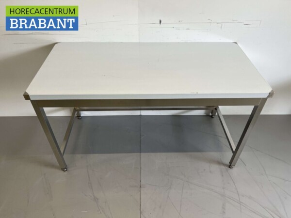 HCB RVS Werktafel Tafel Basic-line 150 x 70 x 85 cm Horeca - Afbeelding 2