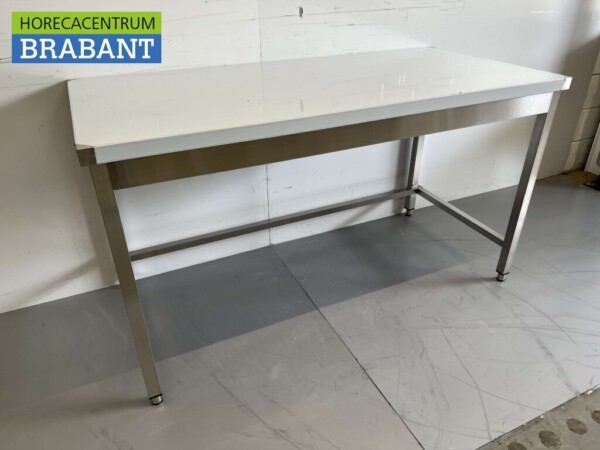 HCB RVS Werktafel Tafel Basic-line 150 x 70 x 85 cm Horeca - Afbeelding 3