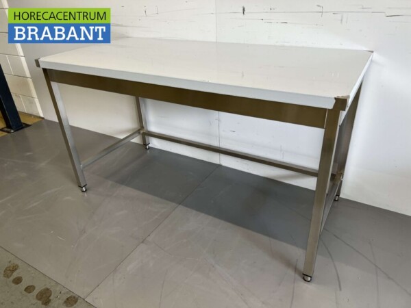HCB RVS Werktafel Tafel Basic-line 150 x 70 x 85 cm Horeca - Afbeelding 4