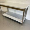 RVS Werktafel Tafel Basic-line 140 x 60 x 85 cm Horeca - Afbeelding 2