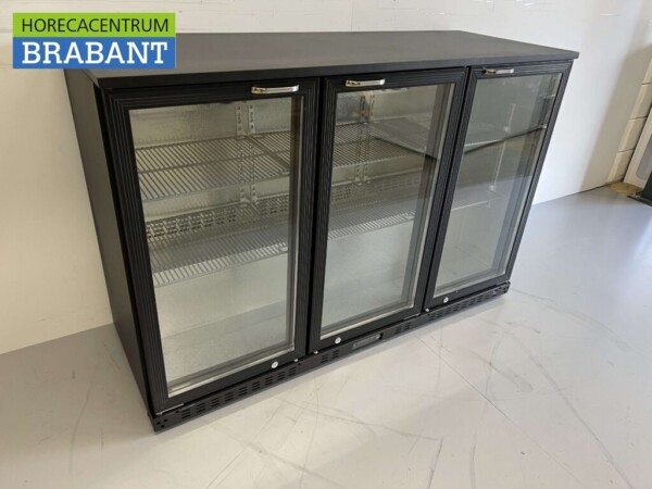 Backbar Barkoeling Glazen klapdeuren 337 liter 135 cm 230V Horeca - Afbeelding 3
