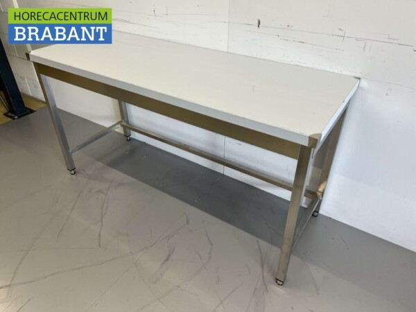 RVS Werktafel RVS Tafel Basic-line 160 x 60 x 85 cm Horeca - Afbeelding 2