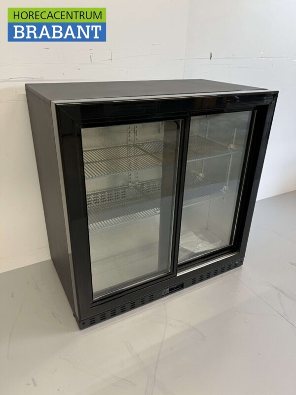 Backbar Barkoeling Glazen schuifdeuren 218 liter 90 cm 230V Horeca - Afbeelding 3