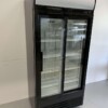 Dubbeldeurs glasdeurkoeling Koelkast Drankkoelkast Schuifdeuren 630 liter 230V Horeca - Afbeelding 3