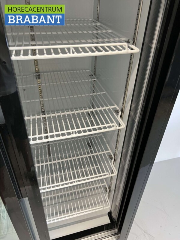 Dubbeldeurs glasdeurkoeling Koelkast Drankkoelkast Schuifdeuren 630 liter 230V Horeca - Afbeelding 4