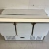 RVS Saladette Koelwerkbank 3 deuren 1/1 GN 137 cm 230V Horeca - Afbeelding 2