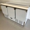 RVS Saladette Koelwerkbank 3 deuren 1/1 GN 137 cm 230V Horeca - Afbeelding 3