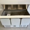 RVS Saladette Koelwerkbank 3 deuren 1/1 GN 137 cm 230V Horeca - Afbeelding 5