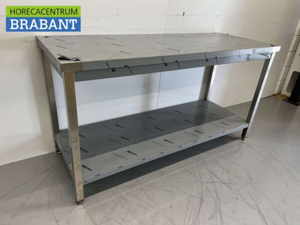 RVS Werktafel Tafel Premium-line 160 x 60 x 85 cm Horeca - Afbeelding 3