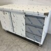 RVS Werkkast Kast Werktafel 2 klapdeuren en 3 laden 140 cm Horeca - Afbeelding 2
