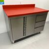 RVS HCB Polyethylene PE Werkkast Kast Snijtafel 2 klapdeuren 3 laden 120 cm Horeca Slagerij - Afbeelding 3