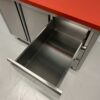 RVS HCB Polyethylene PE Werkkast Kast Snijtafel 2 klapdeuren 3 laden 120 cm Horeca Slagerij - Afbeelding 5