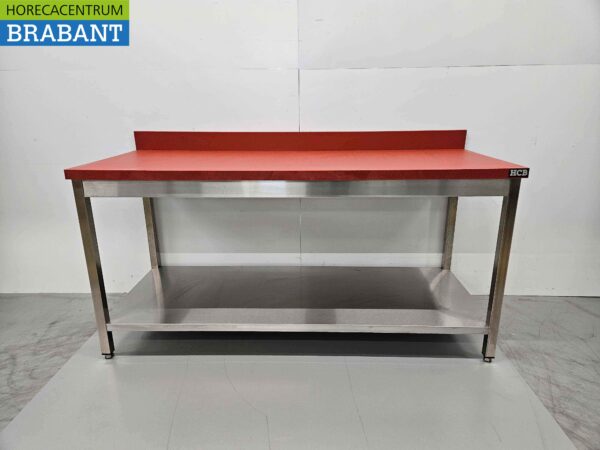 RVS Polyethyleen PE Snijtafel Werktafel Premium-line 180 cm Horeca Slagerij