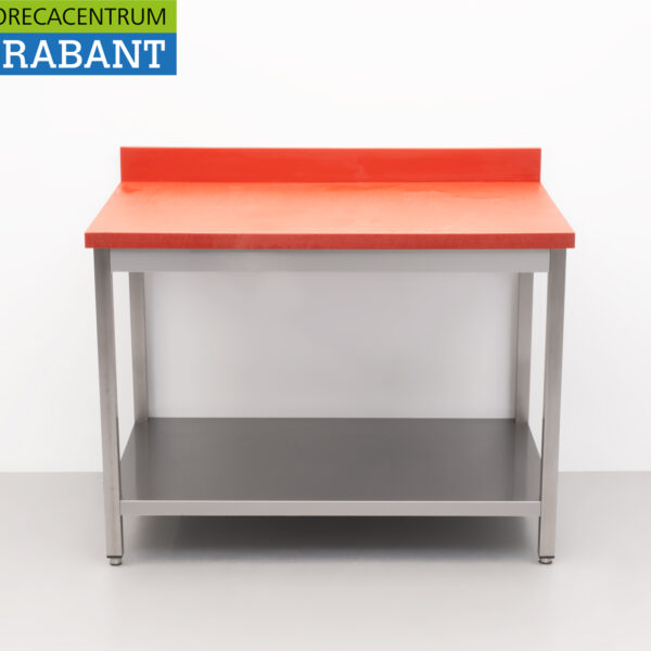 RVS Polyethyleen PE Snijtafel Werktafel Premium-line 120 cm Horeca Slagerij